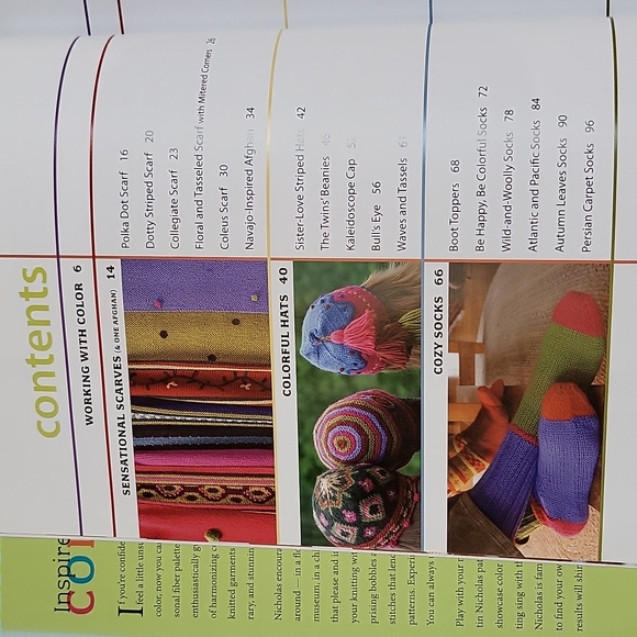 Kristin Knits' By Kristin Nicholas 2007 Hardcover - Picture 5 of 12